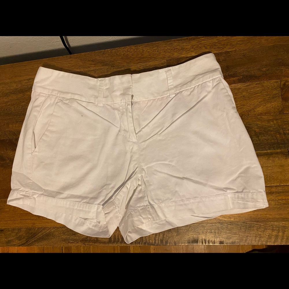 Women’s white shorts